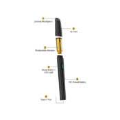 Flowermate Wix Concentrate Vape Pen Vaporizer Complete Kit Black