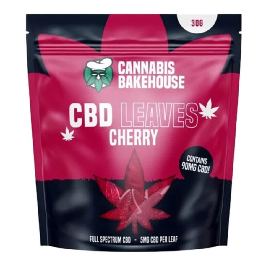 Cannabis Bakehouse CBD Gummy Leaves Cherry Wholesale 1