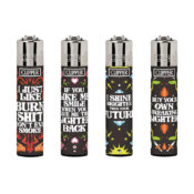 Clipper Lighters Classic Fire Words (24pcs/display)