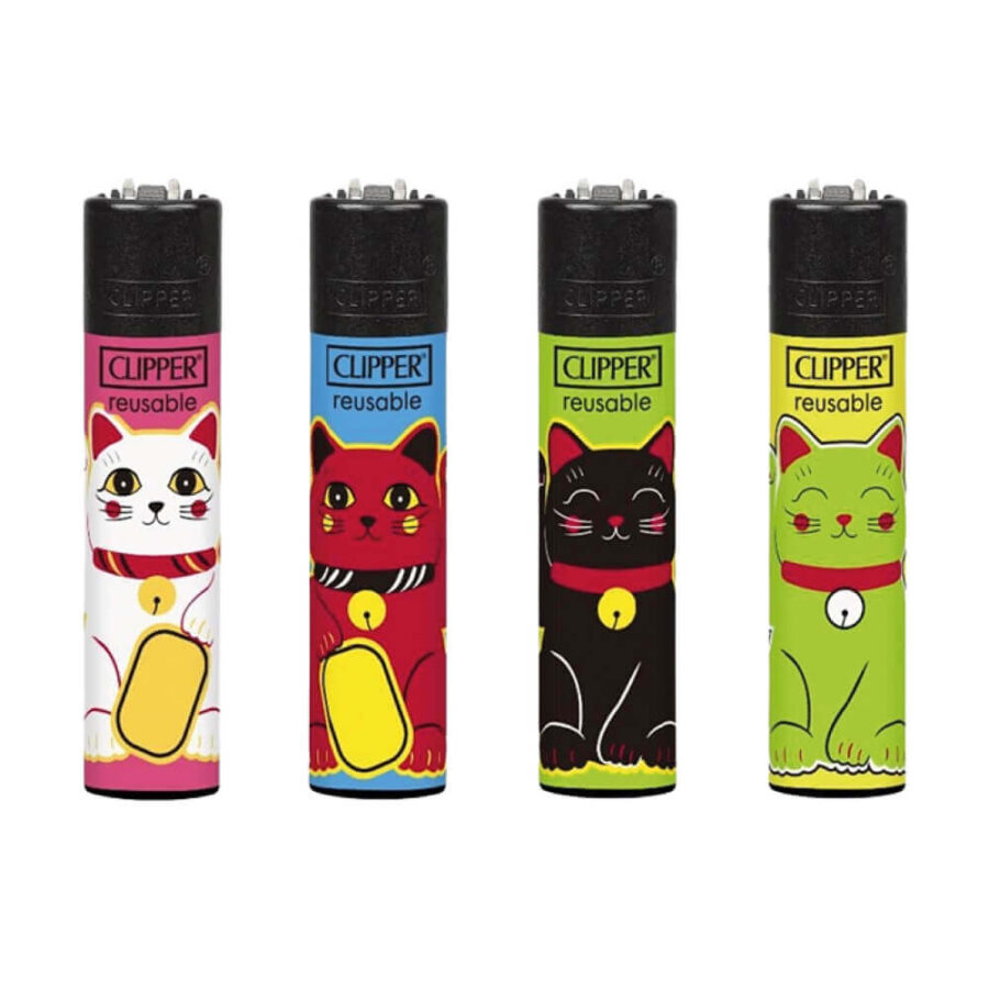 Clipper Lighters Classic Lucky Cat (24pcs/display)