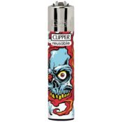 Clipper Lighters Classic Weed Skulls 3