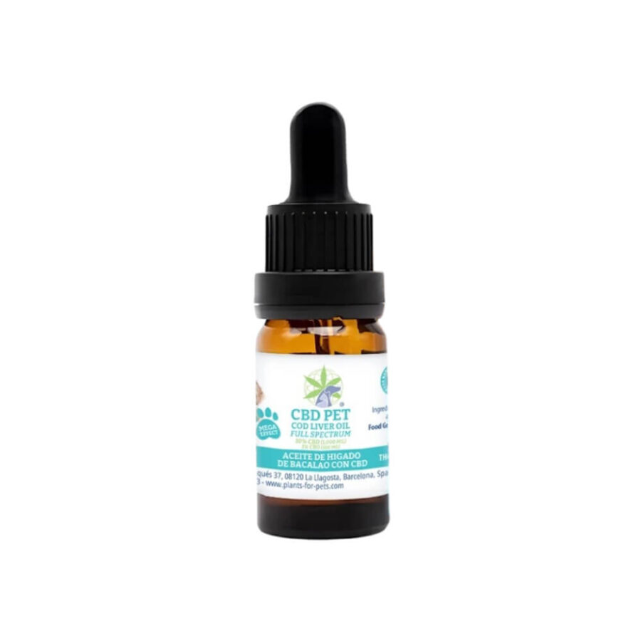 Plants for Pets CBD Pets Cod Liver Oil Full Spectrum 10ml