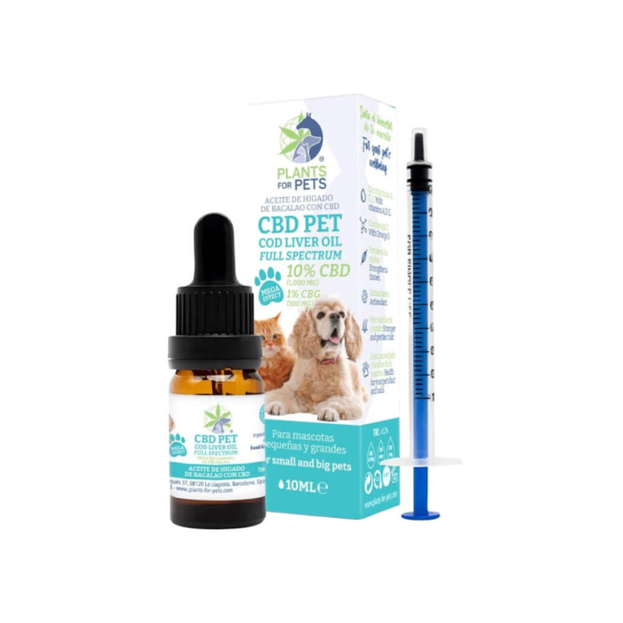 Plants for Pets CBD Pets Cod Liver Oil Full Spectrum 10ml