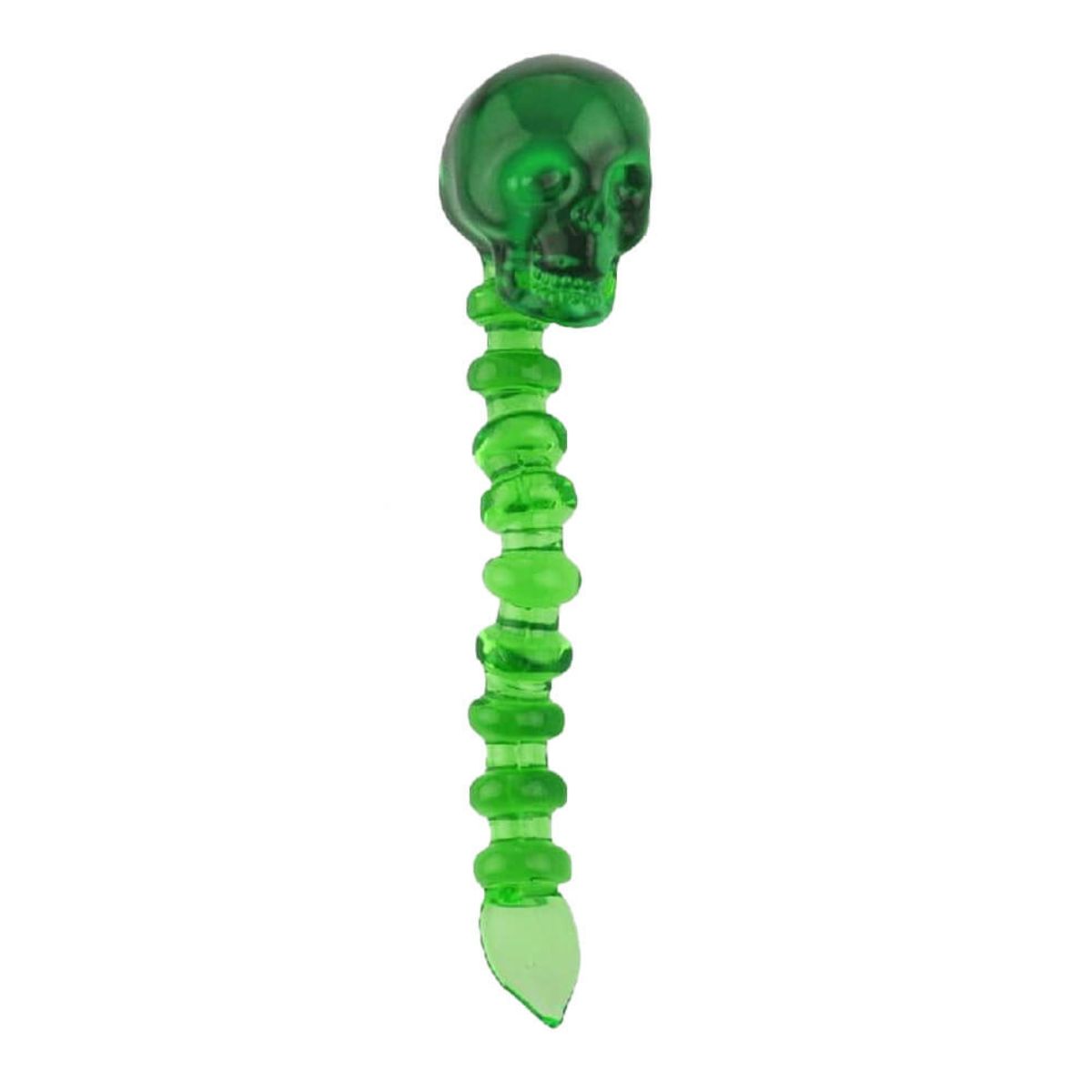 wholesale-green-skull-glass-dabber wholesale green skull glass dabber