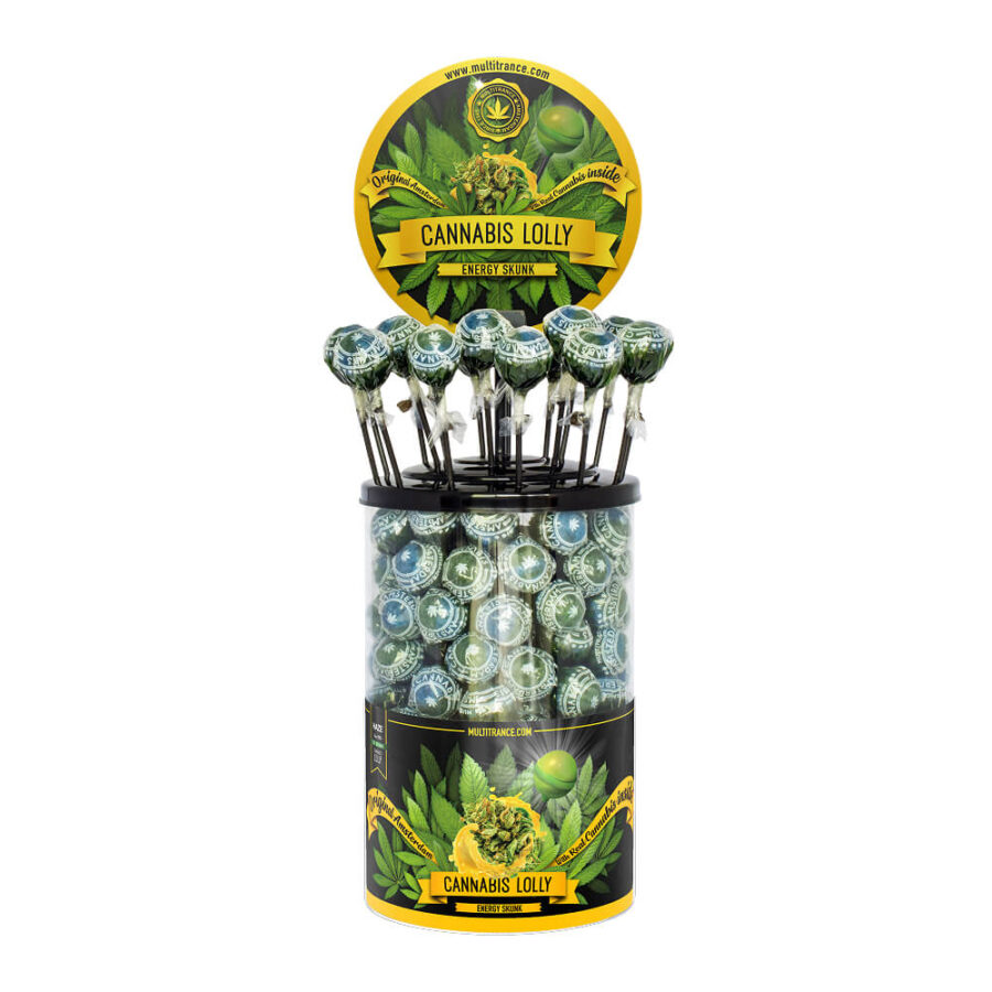 Cannabis Lollipops Energy Skunk (100pcs/display)