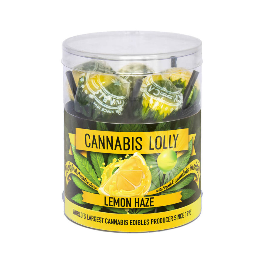 Cannabis Lollipops Lemon Haze Flavour Giftbox 10pcs (12packs/masterbox)