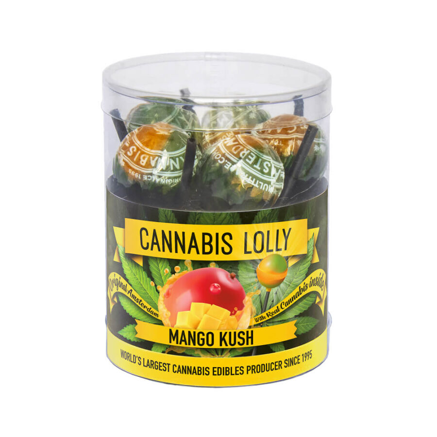 Cannabis Lollipops Mango Kush Flavour Giftbox 10pcs (12packs/masterbox)