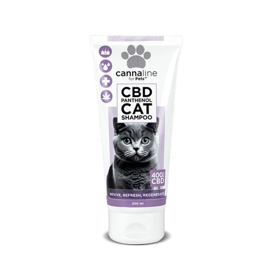 Cannaline for Pets CBD Panthenol Cat Shampoo 400mg CBD (200ml)