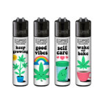 Clipper Lighters Classic Cute Weed (48pcs/display)