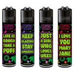 Clipper Lighters Classic Weed Statements 8