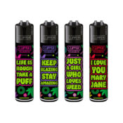 Clipper Lighters Classic Weed Statements #8 (48pcs/display)