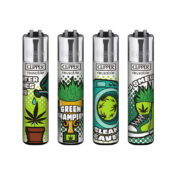 Clipper Lighters Classic Weed Status (48pcs/display)