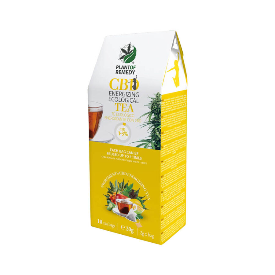 Plant of Remedy Organic Tea 1-3% CBD 20g (10bags/box)