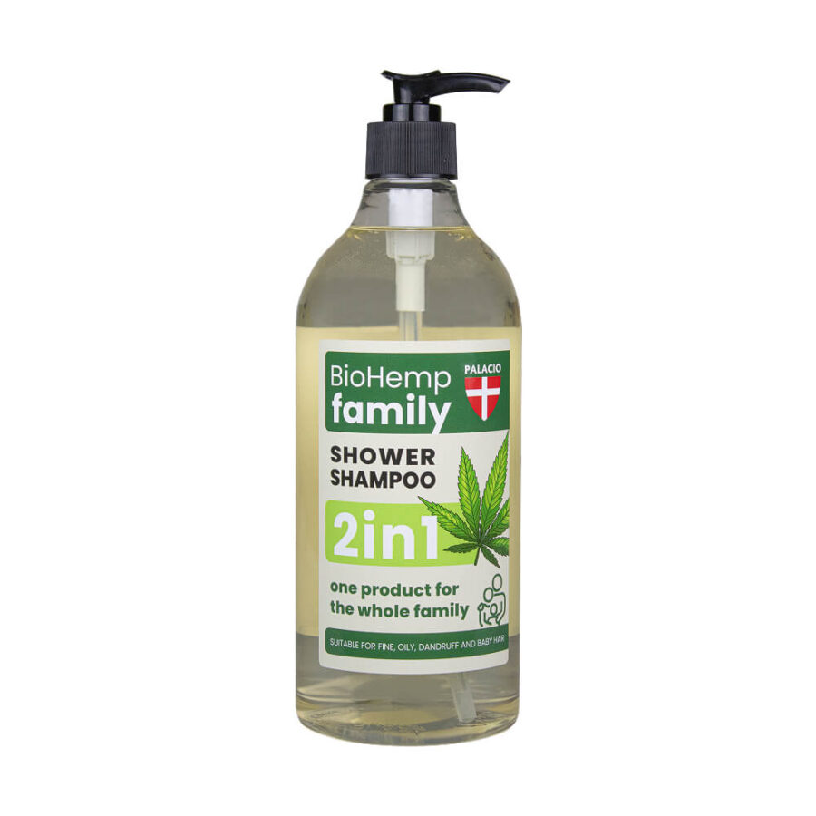 Palacio 2-in-1 BioHemp Family Shower Shampoo (750ml)