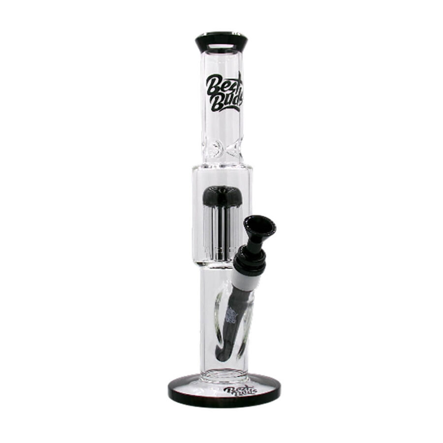Best Buds Glass Double Chamber Tree Ice Bong 33cm