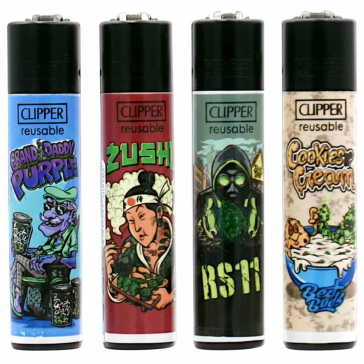 Clipper-Classic-Lighters-Best-Buds-Collection Clipper Classic Lighters Best Buds Collection