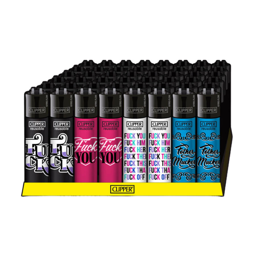 Clipper Lighters Classic Fuck Collection (48pcs/display)