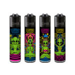 Clipper Lighters Classic Trippy Alien (48pcs/display)