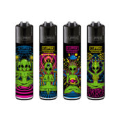 Clipper Lighters Classic Trippy Alien (48pcs/display)