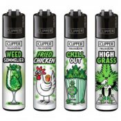 Clipper Lighters Classic Weed Slogan 10