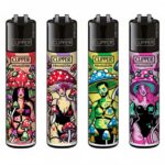 Clipper Lighters Classic Kinky Shrooms (48pcs/display) Clipper Lighters Classic Kinky Shrooms