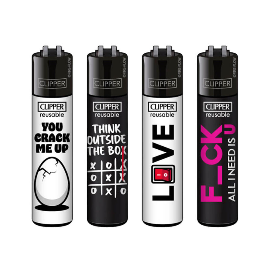 Clipper Lighters Classic Statements 12 48pcsdisplay Wholesale 3