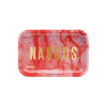 Narcos Metal Rolling Tray Pink Small - Wholesale