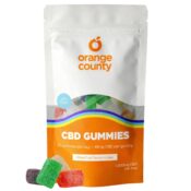 Orange County CBD Gummies Mixed Fruit Flavor Cubes 1200mg CBD