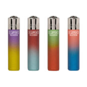 Clipper Lighters Classic Metallic Gradient #7 (24pcs:display)-Wholesale