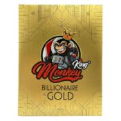 Monkey King Billionaire Gold KS Unbleached Ultrathin Rolling Papers (24pcs/display) 2 Monkey King Billionaire Gold KS Unbleached Ultrathin Rolling Papers 24pcsdisplay