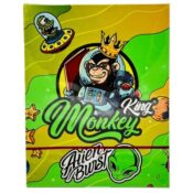 Monkey King Unbleached Rolling Papers Alien Burst King Size Slim with Tips (24pcs/display) 2 Monkey King Unbleached Rolling Papers Alien Burst King Size Slim with Tips 24pcsdisplay 2