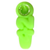 wholesale 420 silicone pipe green 2