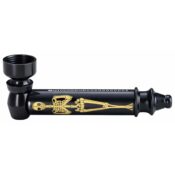 Champ High Black Skeleton Pipe 12pcsdisplay 1