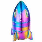Champ High Mini Spaceship Metal Grinder 50mm 4 Parts Rainbow