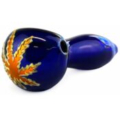 wholesale glass pipe glow blue 1