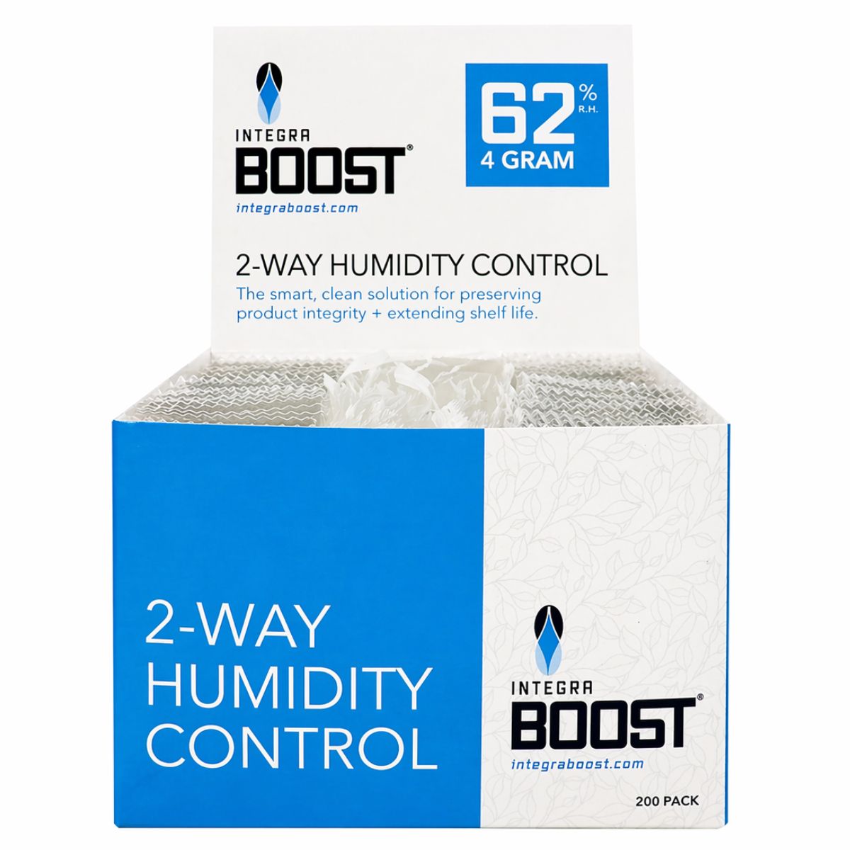 Integra Boost 2-Way Humidity Control 62% RH – 4 Grams (200pcs/display)