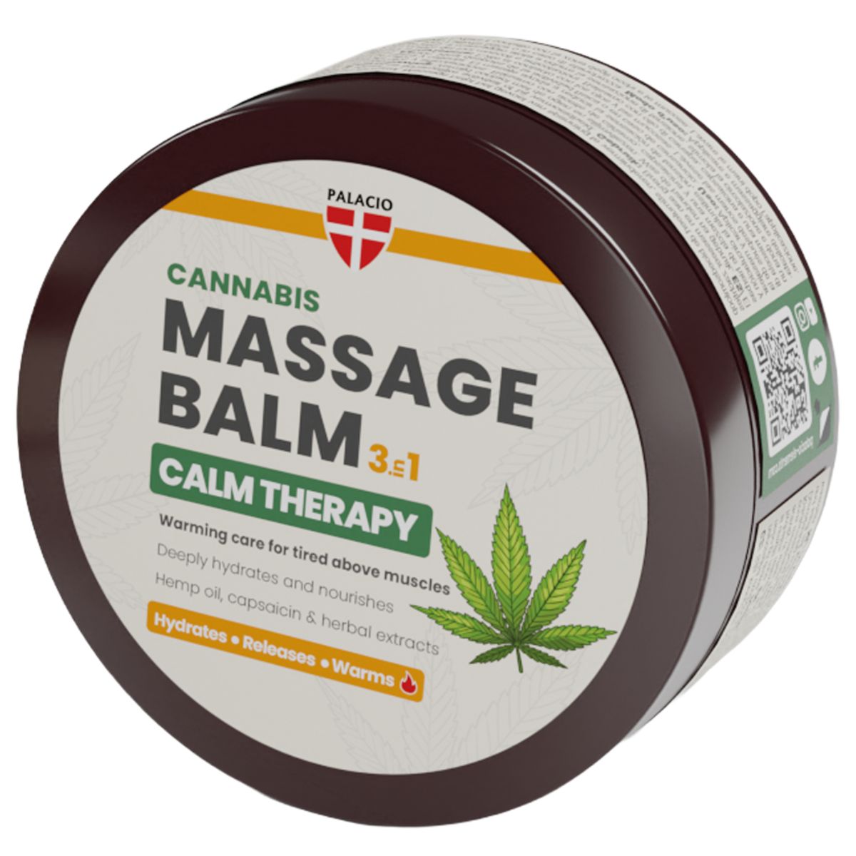 Palacio Massage Balm Calm 3-in-1 Warming with Hemp Oil 300 ml Palacio Massage Balm Calm 3-in-1 Warming with Hemp Oil 300 ml