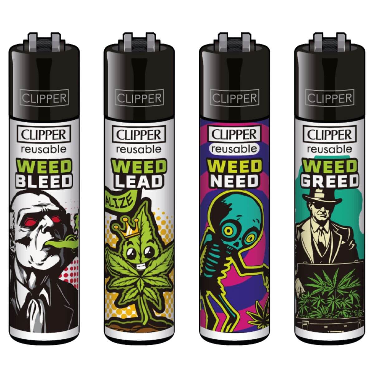 Clipper Classic Large Weed Rhyme (48pcs/display) Clipper Classic Large Weed Rhyme (48pcs/display)
