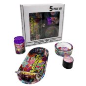 Diamond Leaf 5 Pieces Smoking Set - Puff Puff Pass