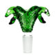 glass bowl snake green