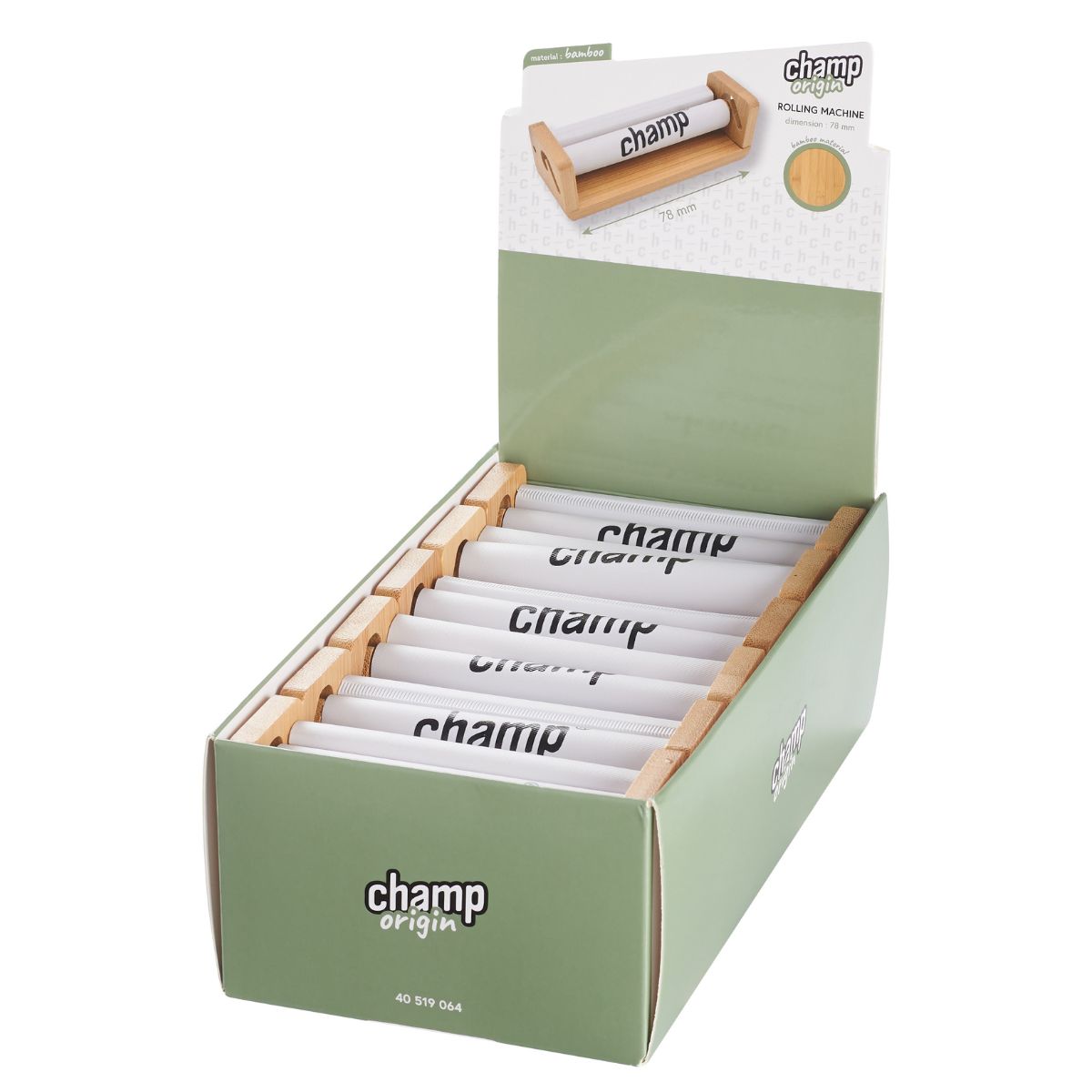 Champ High Origin Bamboo Rolling Machine (12pcs/display) Champ High Origin Bamboo Rolling Machine (12pcs/display)