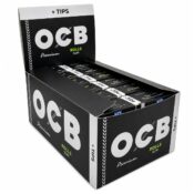 OCB Premium Ultra Thin Rolls + Tips (24pcs/display)