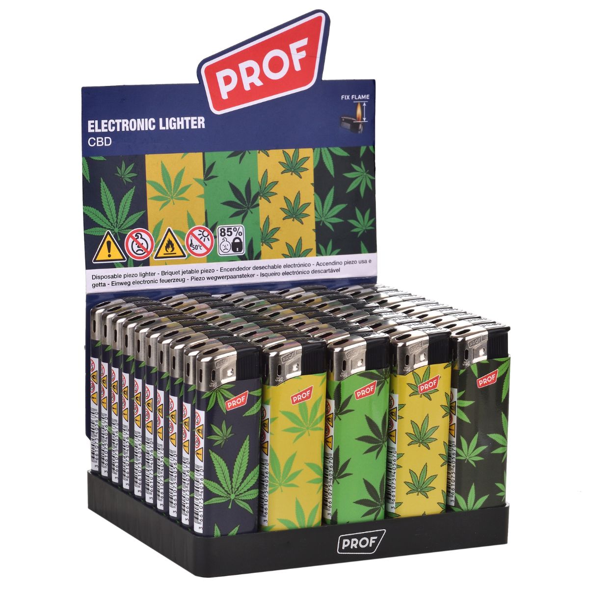 Prof Fixflame CBD Electric Lighter (50pcs/display) Prof Fixflame CBD Electric Lighter (50pcs/display)