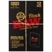 RAW Classic Rolling Papers Odor-Free Storage Bags Medium