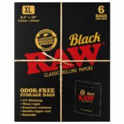 RAW Classic Rolling Papers Odor-Free Storage Bags XL