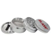 RAW Original Aluminum Grinder 4 Parts – 56mm Silver 2