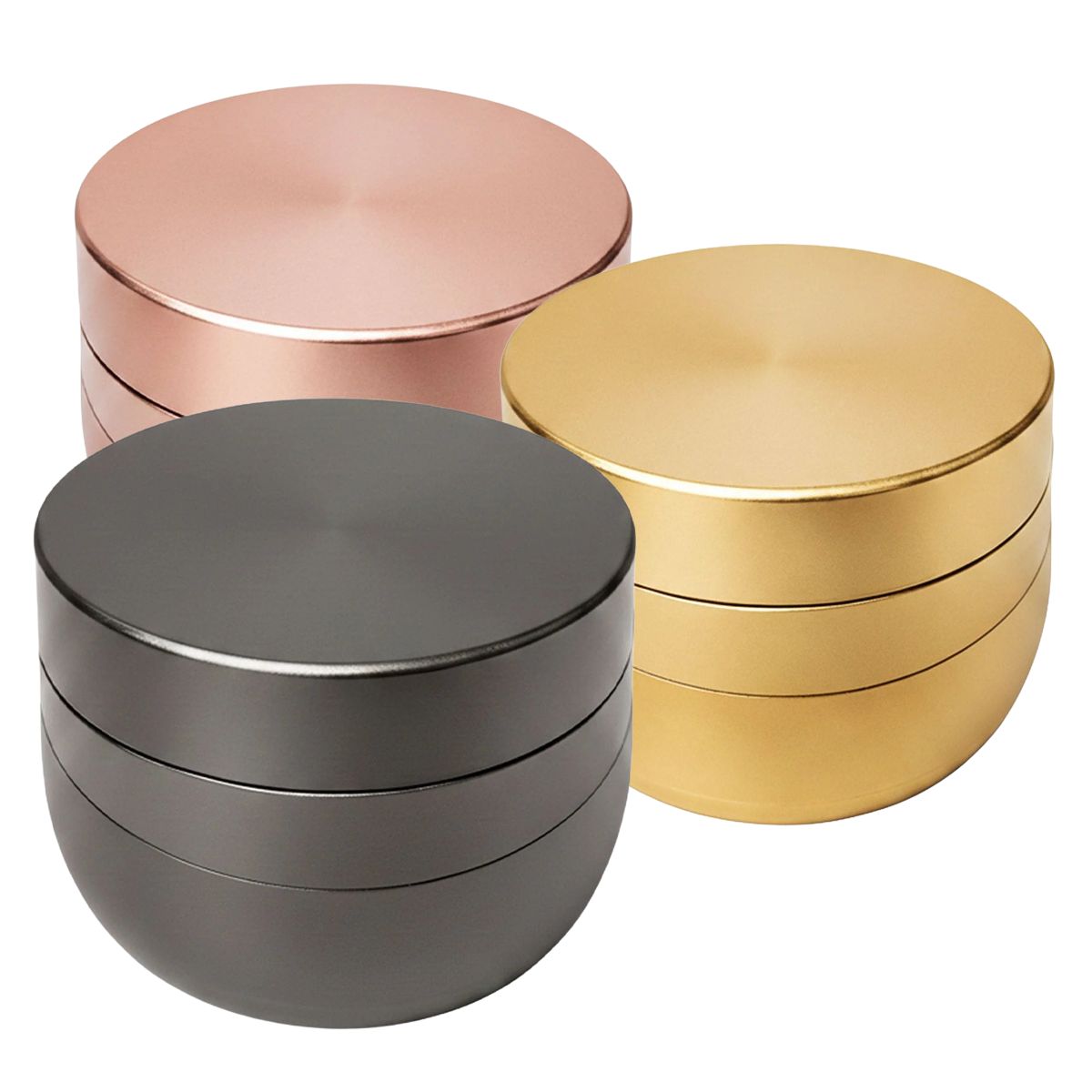 V Syndicate Gridlock Toothless Herb Grinder 4 Parts - 72mm V Syndicate Gridlock Toothless Herb Grinder 4 Parts - 72mm