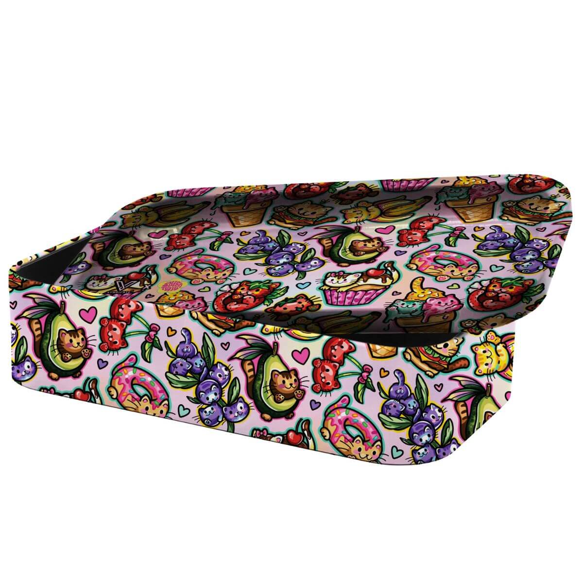 V-Syndicate Syndicase 2.0 Kibbles & Kits Rolling Tray with Storage Tin Box