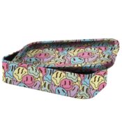 V-Syndicate Syndicase 2.0 Smiley Rolling Tray with Storage Tin Box