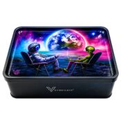 V-Syndicate Syndicase Plus Blunt Orbit Rolling Tray with Storage Tin Box